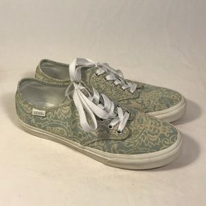 Vans Paisley Print Canvas Sneakers Women 9.5
